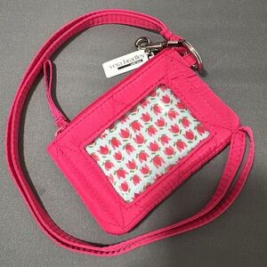 Vera Bradley Floral Pink Wristlet